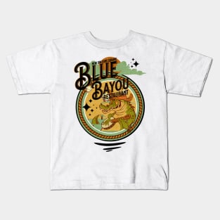 Blue Bayou Restaurant New Orleans Square Bar Lounge California Kids T-Shirt